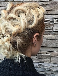 Fryzury Długie Na co dzień Proste Warkocze Blond - 3082046