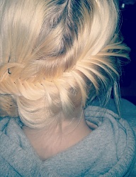 Fryzury Długie Na co dzień Proste Warkocze Blond - 2405544