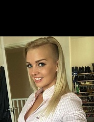 Fryzury Długie Na co dzień Proste Irokez damski Blond - 3221876