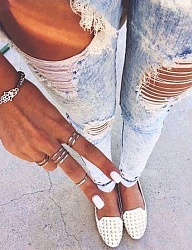 Moda Spodnie Jeansy - 3016352