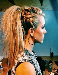 Fryzury Długie Na co dzień Proste Warkocze Blond - 2991647