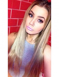 Fryzury Długie Na co dzień Proste Rozpuszczone Blond - 2957384