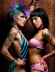 Fryzury Średnie Alternatywne Punk Rock - 476644