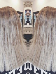 Fryzury Średnie Na co dzień Proste Rozpuszczone Blond - 3170202