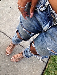 Moda Spodnie Jeansy - 2716757