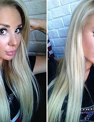 Fryzury Długie Na co dzień Proste Rozpuszczone Blond - 2127907