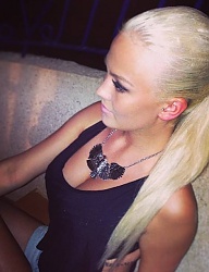 Fryzury Długie Na co dzień Proste Upięcie Blond - 2036166