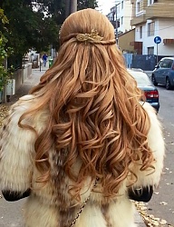 Fryzury Długie Na co dzień Kręcone Rozpuszczone Blond - 1940642
