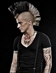 Fryzury Średnie Alternatywne Punk Rock - 403637