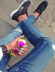 Moda Spodnie Jeansy - 2598053