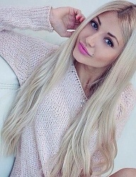 Fryzury Długie Na co dzień Proste Rozpuszczone Blond - 2970269