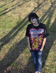 Fryzury Męskie Średnie Alternatywne Punk Rock Kolorowe - 1397836