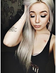 Fryzury Długie Na co dzień Proste Rozpuszczone Blond - 2973434