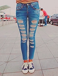 Moda Spodnie Jeansy - 1691467