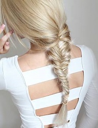 Fryzury Długie Na co dzień Proste Warkocze Blond - 2408867