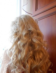 Fryzury Długie Na co dzień Kręcone Rozpuszczone Blond - 2174618