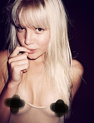 Fryzury Długie Na co dzień Proste z grzywką Rozpuszczone Blond - 2141407