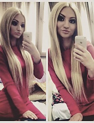 Fryzury Długie Na co dzień Proste Rozpuszczone Blond - 3050984