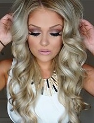 Fryzury Długie Na co dzień Kręcone Rozpuszczone Blond - 3169335