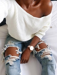 Moda Spodnie Jeansy - 3191780