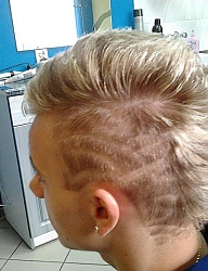 Fryzury Męskie Krótkie Alternatywne Punk Rock Blond - 1343460