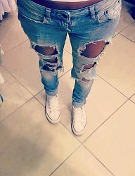 Moda Spodnie Jeansy - 2122676