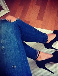 Moda Spodnie Jeansy - 2538754