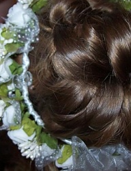 Fryzury Długie Na co dzień Kręcone Upięcie Blond - 1091381