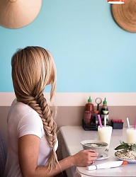 Fryzury Długie Na co dzień Proste Warkocze Blond - 3235717