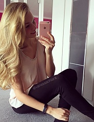 Fryzury Długie Na co dzień Kręcone Rozpuszczone Blond - 2982013
