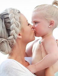 Fryzury Długie Na co dzień Proste Warkocze Blond - 3010064