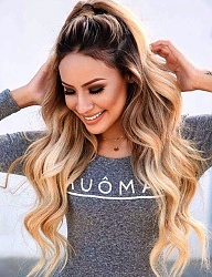Fryzury Długie Na co dzień Kręcone Rozpuszczone Blond - 3000172