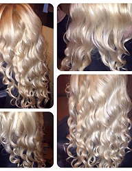 Fryzury Długie Wieczorowe Kręcone Rozpuszczone Blond - 3064216
