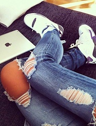 Moda Spodnie Jeansy - 1660405