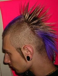 Fryzury Średnie Alternatywne Punk Rock - 635
