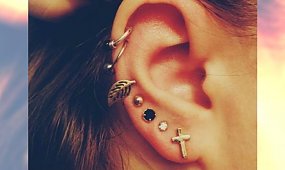 Piercing ucha - katalog stylowych kolczyków