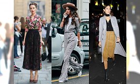 Vintage, czyli modowe podróże w czasie - Najnowsze propozycje retro stylizacji Street Style