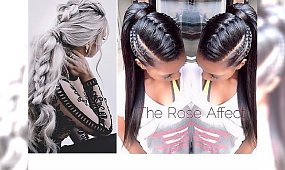 Braided ponytail - łączymy dwa sposoby upinania włosów