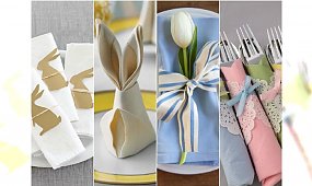 Dekoracje na stół wielkanocny: serwetki, stroiki i stylowe ozdoby DIY