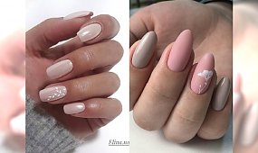 TREND! Naturalny manicure. Spróbujcie kolory nude, perłowe wykończenie i french z kwiatami!