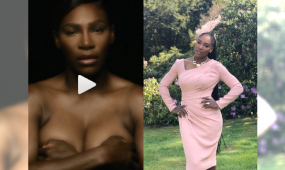 Serena Williams śpiewa topless w ramach kampanii na rzecz walki z rakiem piersi. Zobacz koniecznie!