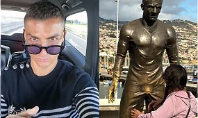 ALE JAJA!!! Internet umiera ze śmiechu z powodu kolejnego pomnika Cristiano Ronaldo!