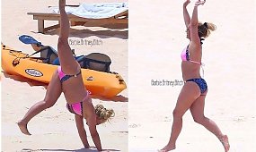 Britney Spears niedawno przekonywała, że jest szczupła jak wykałaczka. A to nowe zdjęcia z plaży. Znowu pogrubili ją w Photoshopie?