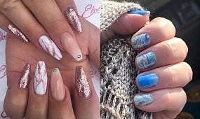 Brokatowe paznokcie - błyszczący manicure w 19 wydaniach