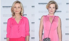 Małgorzata Foremniak i Monika Zamachowska w różu! Jedna z nich źle dobrała odcień do karnacji