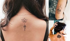 Kwiat lotosu - galeria niezwykle kobiecych tatuaży