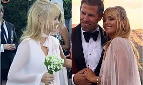 Izabella Scorupco wzięła ślub! Jak wam się podoba suknia ślubna 49-latki?