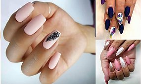 Manicure z piórkiem - 20 stylowych zdobień