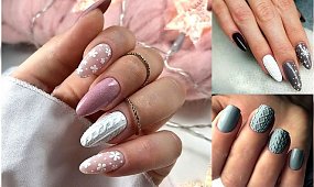 Sweterkowy manicure - galeria fantastycznych zdobień na sezon jesień/zima
