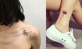 Tatuaż z dmuchawcem - 16 najpiękniejszych tatuaży dla dziewczyn